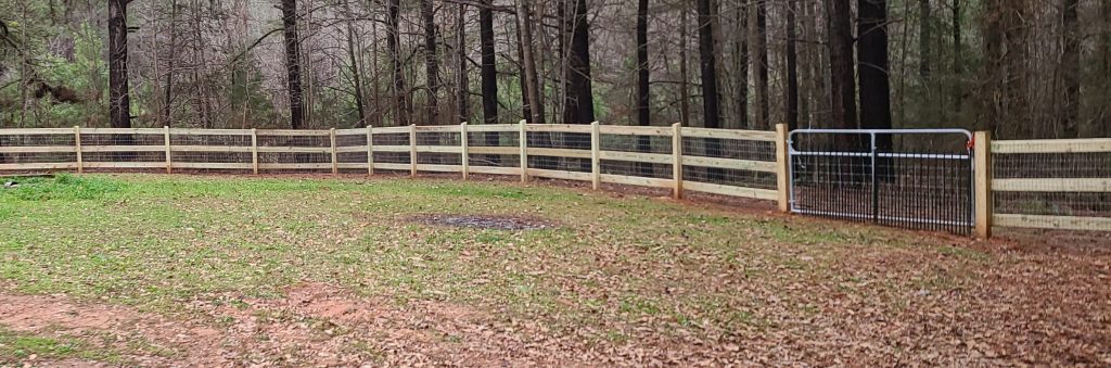 3 Rail Horse Fence